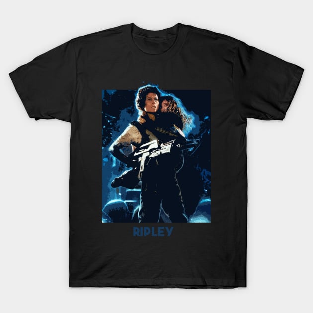 ripley sci fi - ripley ripley ripley T-Shirt by Shelter Art Space